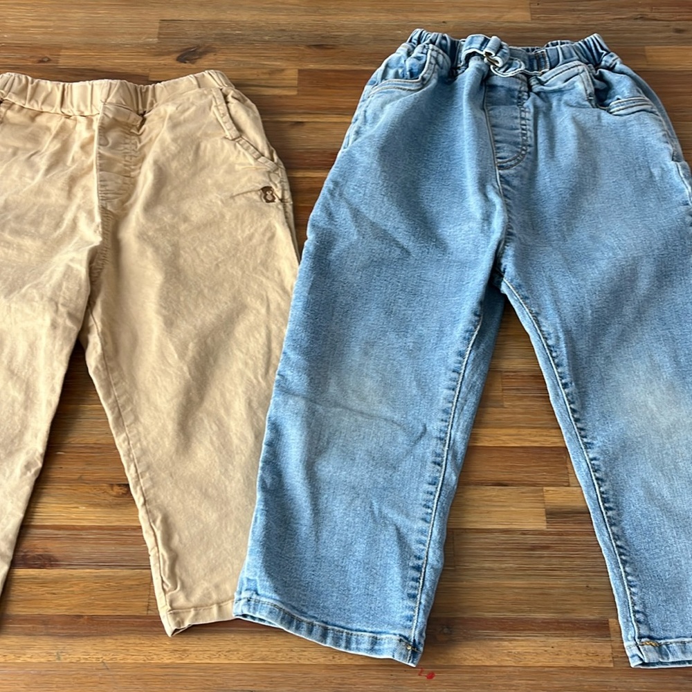 Boys 2pc Pants Jeans Bundle Size 4T